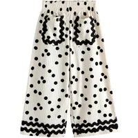 Next Palazzohose Hose mit weitem Bein und Bogenkante (1-tlg)