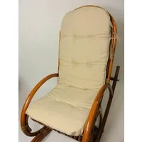 Rattani Polsterauflage Polster für Rattan Schaukelstuhl, Sesselauflage 125 x 50 x 6 cm