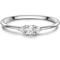 Glanzstücke München Solitärring GSM444 (1-tlg), aus Sterling Silber