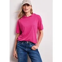 STREET ONE Kurzarmshirt mit Kapuze