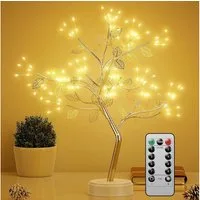 LA CUTE LED Dekolicht LED Lichterbaum 108 LEDs, 8 Modi, dimmbar, Timer, USB/Batterie, LED, fest verbaut, Warmweiß, Fernbedienung, dimmbar, 8 Modi, Timerfunktion