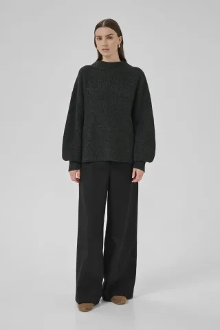 Strickpullover PalomaMW Box fit dark grey