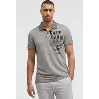 CAMP DAVID Poloshirt mit Seitenschlitze