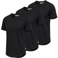 ONLY & SONS T-Shirt tolles Basic-T-Shirt im 3er Pack