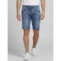 Rock Creek Jeansshorts Herren Regular Fit Stretch Blau RC-2449 5-Pocket-Style