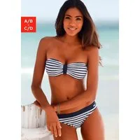 Venice Beach Bandeau-Bikini-Top Summer, mit kontrastfarbener Schlaufe