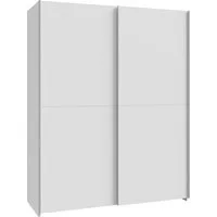 FORTE Schwebetürenschrank 2 Schiebetüren, Made in Europe, stabil und zeitlos (5 Breiten: 120 -200cm, Höhe ca. 190cm) in verschiedenen Farben und Breiten