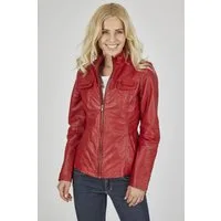 7eleven Lederjacke SEFEMA (1-St) mit Taschen