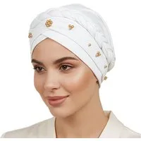 Zaewry Kopftuch Damen-Turban – Vorgebundener Chemo-Kopftuch, Beanie, Mütze, mit gedrehter – Kopfbedeckung für Krebspatientinnen