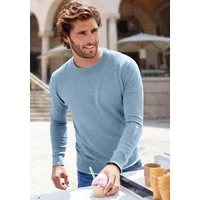 H.I.S Strickpullover Regular Fit, Langarm, Pullover aus Feinstrick, Baumwollmischung
