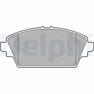 Delphi Bremsbel?ge vorne Nissan Almera Tino V10 Primera P12