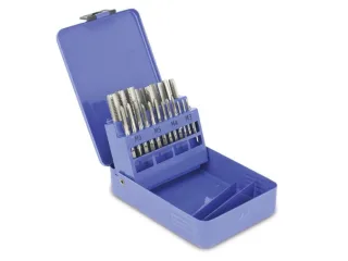 BGS TECHNIC Gewindeschneidsatz, M3...M12, 21-teilig
