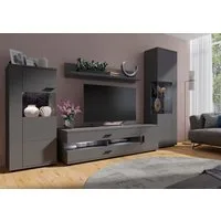 OTTO home Wohnwand Henley, (Set, 4-St), mit Glastüren
