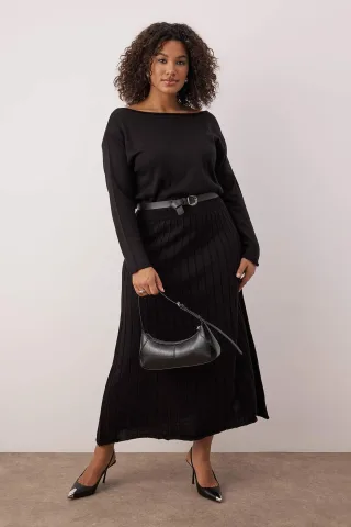 Curve Damen Maxikleid mit geradem Schnitt, A-Linie, lang, für Tag und Nacht, in Übergröße