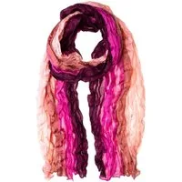 Silkroad Seidenschal Knitterschal Halstuch Schal XXL Farbverlauf Pink