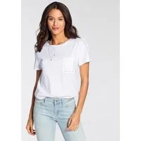 Laura Scott T-Shirt Kurzarm, figurumspielender Schnitt, aus elastischem Single Jersey
