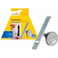 SCHELLENBERG Einlass-Gurtwickler für das Rollladensystem Maxi, Lochabstand 21,5 cm, Unterputz-Montage, Set, 1-tlg., für Rollladengurte mit 23 mm Breite