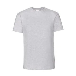 Fruit of the Loom - "Iconic 195 Premium" T-Shirt für Herren (Grau meliert)