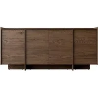 MIRJAN24 Kommode Japandi K4D (mit vier Drehtüren), 200x38x90 cm