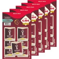 Panini Sammelkarte Panini WM 2022 Qatar Sammelsticker - 5 Multipacks