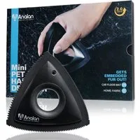 Vivitar Tierhaarentferner effizientere Tierhaarentfernung mit innovativem, dreieckigem Design, Teppich, Auto, Möbel, Kleidung, Bettwäsche, (Ideal für die Entfernung von Hunde- und Katzenhaaren, 2-tlg., Automatten, Möbeln, Kleidung und mehr. Perfekt f