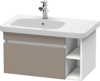 Duravit DuraStyle Waschtischunterbau wandhängend Basalt & Weiß Matt 730x448x398 mm - DS639404318 DS639404318
