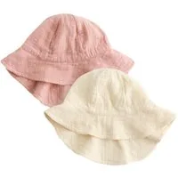 Next Fischerhut Anglerhüte für Babys aus Webmaterial, 2er-Pack (2-St)