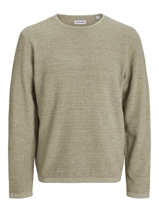 JACK&JONES - JJEGEORGE KNIT CREW NECK NOOS Coriander - Gr. - S
