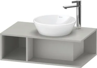 Duravit D-Neo Konsolenwaschtischunterbau wandhängend Betongrau Matt 800x480x260 mm - DE493800707 DE493800707