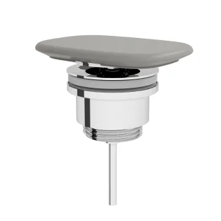 VitrA Schaftventil mit rechteckigem Ventildeckel aus Keramik 10 x 7,5 cm Steingrau,6370L476-2002 6370L476-2002