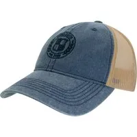 chillouts Baseball Cap Milton Hat Vintage-Look Baseballkappe mit Wappen-Stickerei