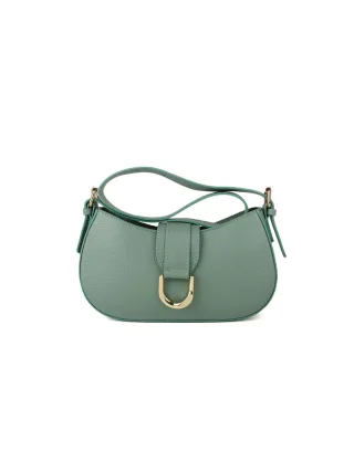 Giulia Monti Schultertasche Hellgrün