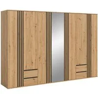 xonox.home Kleiderschrank Garderobenschrank Kleiderschrank Tofta 2, 3-teilig, Artisan Eiche (3-St) Kleiderschrank
