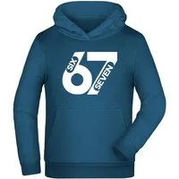 MyDesign24 Hoodie Kinder 67 Kapuzensweater Kapuzenpullover mit six seven Aufdruck i774