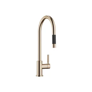 Dornbracht Einhebelmischer Pull-down mit Brausefunktion TARA 33870888 Champagne gebürstet (22kt Gold 33870888-46