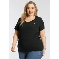 Levi's® Plus V-Shirt V NECK TEE Figurumspielende Passform