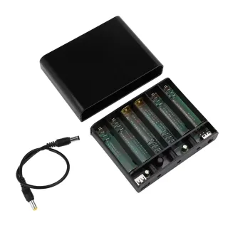 DIY UPS Battery Box 6x18650 Uninterruptible Power Supply 5V 9V 12V Output 60W Max Suitable for Router Surveillance Camer