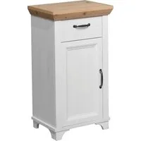Mäusbacher Unterschrank Mali Landhausstil, Breite 45 cm, Höhe 83 cm, Metallgriffe