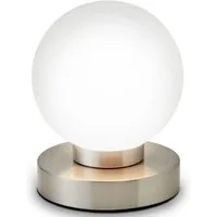 B.K.Licht Tischleuchte LED Tischlampe Touchfunktion E14 Nachttischlampe Schlafzimmer Flur, ohne Leuchtmittel, Abhängig vom Leuchtmittel - Warmweiß / Neutralweiß / Kaltweiß, Schlafzimmer Berührungssensor Stufen-dimmbar ohne Leuchtmittel