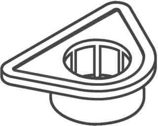 Hansgrohe Befestigungsplatte Spültischmischer , 97523000 97523000