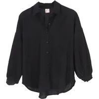 Guru-Shop Longbluse Boho Longbluse, Basic oversize Baumwoll Bluse.. alternative Bekleidung
