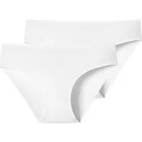 Schiesser Slip Seamless Invisible Cotton (2-St., 2) aus samtig weichem Single-Jersey, nahtlos verarbeitet