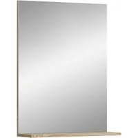 welltime Badspiegel SIENA, Breite 60cm, 1 Ablageboden, hochwertiges Spiegelglas (TOPSELLER), in verschiedenen Farben erhältlich, Badmöbel, Spiegel, Badezimmer