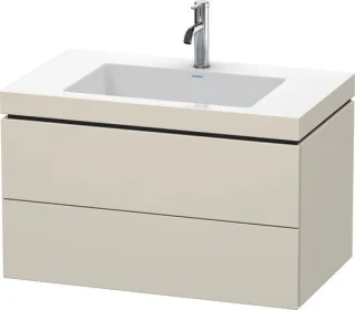 Duravit L-Cube c-bonded Set wandhängend Taupe Matt 800x480x500 mm - LC6927O9191 LC6927O9191