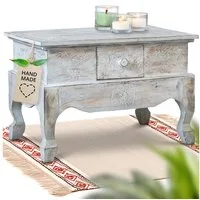 livasia Couchtisch Opiumtisch aus Bali - 59x39cm, handgefertigt