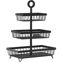 Next Obstschale Bronx Obstkorb mit 3 Ebenen, Metall, (1-tlg)