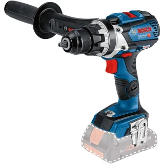 Bosch Akku-Bohrschrauber GSR 18V-110 C, Solo Version mit Zusatzhandgriff - 06019G0108