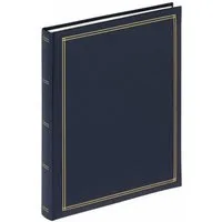 Walther Fotoalbum Selbstklebealbum Monza blau