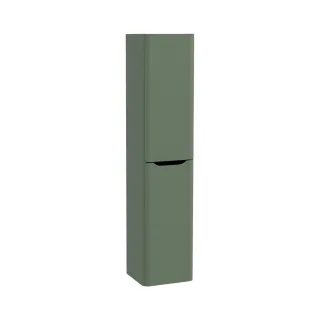 VitrA New Integra Round Hochschrank mit 2 Türen 40 x 37 x 180 cm (BxTxH) Türanschlag Matt,80005 80005