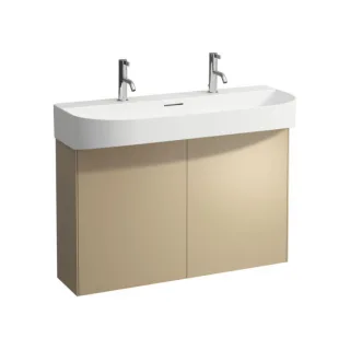 LAUFEN Sonar Waschtisch-Unterbau H4054840340401 97,5x60x24cm, 2 Türen, Gold